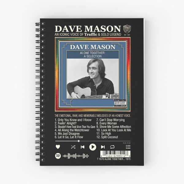 Item preview,  Dave Mason Tracklist Music Player Vintage designed and sold by JayceTucker89.