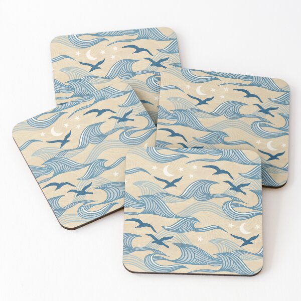Item preview, Wind Waves Sand and Seagulls Beachy Boho designed and sold by micklyn.