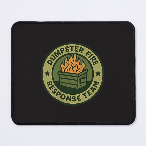 Item preview, Dumpster Fire Response Team Funny Work Humor Retro Meme Design designed and sold by kiralynstration.