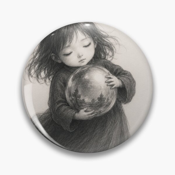 Item preview, pencil sketch of a Ubiq doll designed and sold by TrezeTreze.
