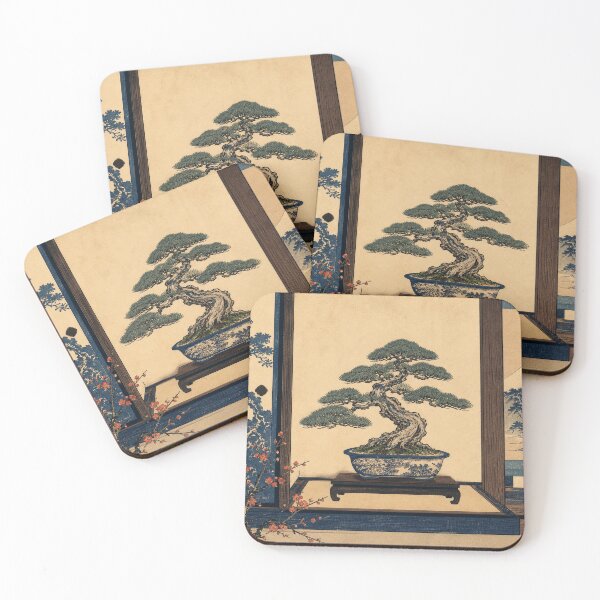 Item preview, Bonsai Master - Vintage Ukiyo-e Japanese Woodblock  designed and sold by bapupa.
