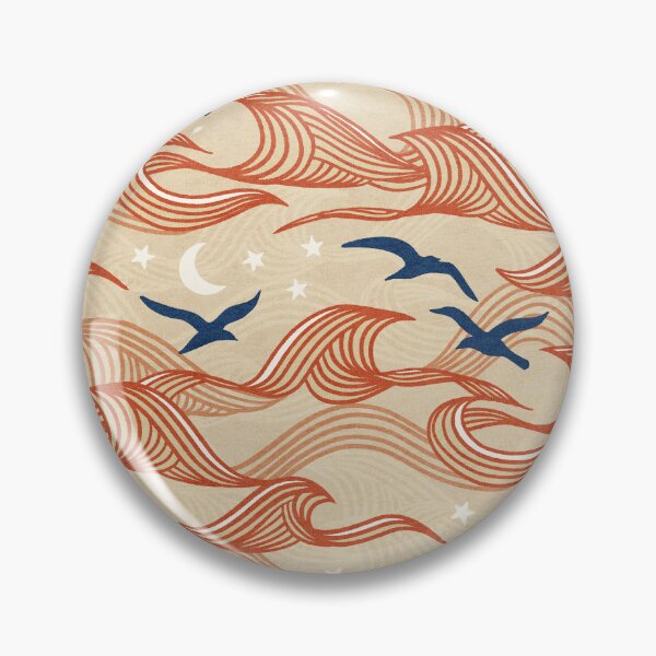 Item preview, Coral Tides and Ocean Birds Beachy Boho designed and sold by micklyn.