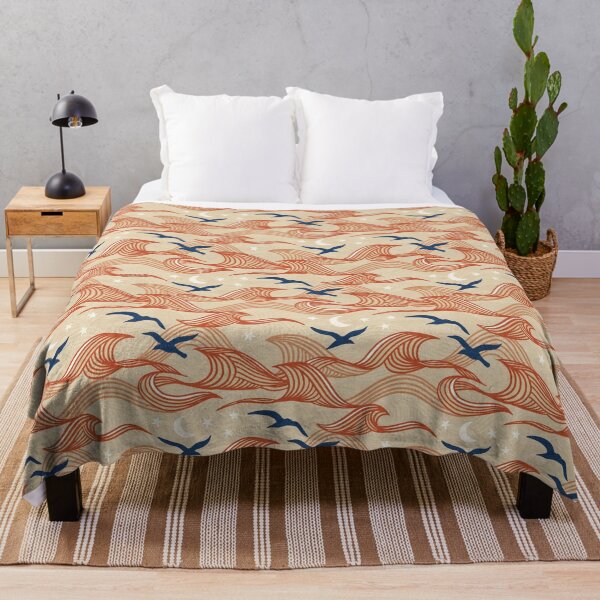 Item preview, Coral Tides and Ocean Birds Beachy Boho designed and sold by micklyn.