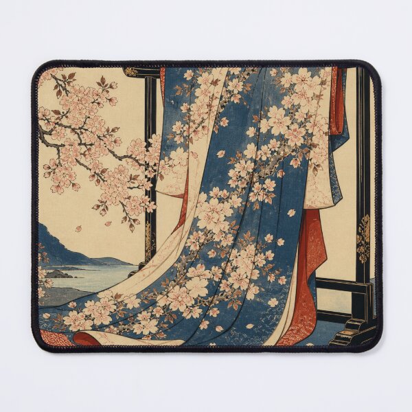 Item preview, Kimono Weave - Vintage Ukiyo-e Japanese Woodblock  designed and sold by bapupa.