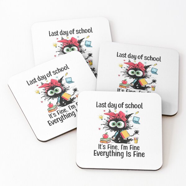 Item preview, Last Day Of School Funny Cat Teacher Graduation Design designed and sold by kiralynstration.