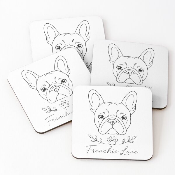 Item preview, Frenchie Love – Cute French Bulldog Line Art Design designed and sold by CLOUTKULT.
