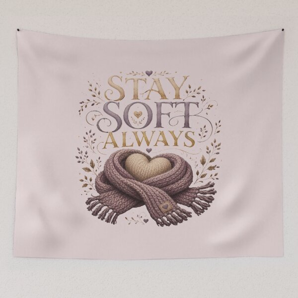 Item preview, Stay Soft Always - Gentle Love & Kindness Design designed and sold by JagrDesigns.