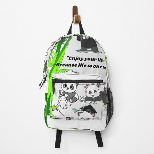 Item preview, Cute Panda Enjoy Your Life Because Life is One Time designed and sold by Dhanamlak.