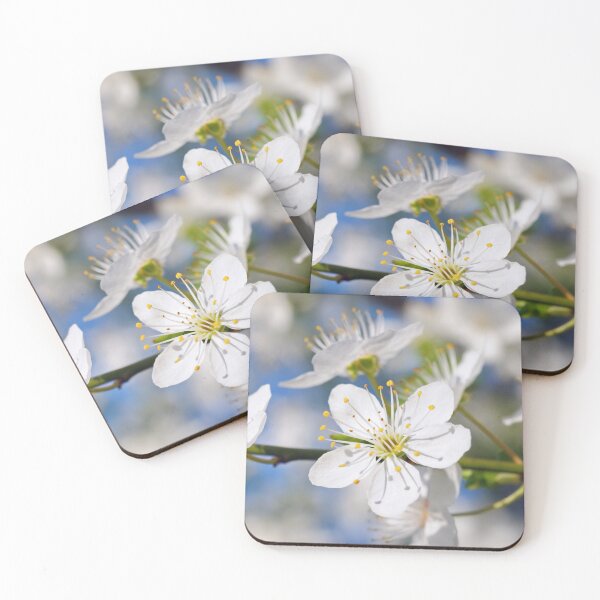 Item preview, White spring flowers designed and sold by AsahiNoAme.