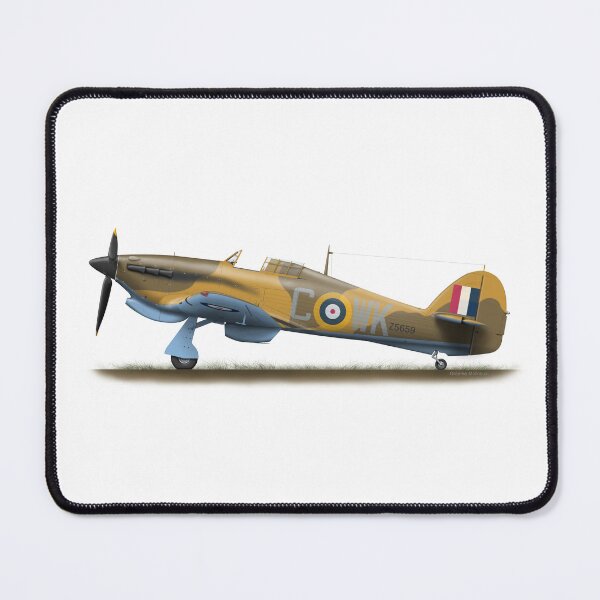 Item preview, HAWKER HURRICANE designed and sold by Grubby Fingers Aircraft Illustration.