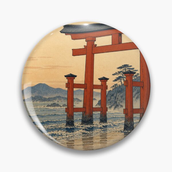 Item preview, Torii Dawn - Vintage Ukiyo-e Japanese Woodblock  designed and sold by bapupa.