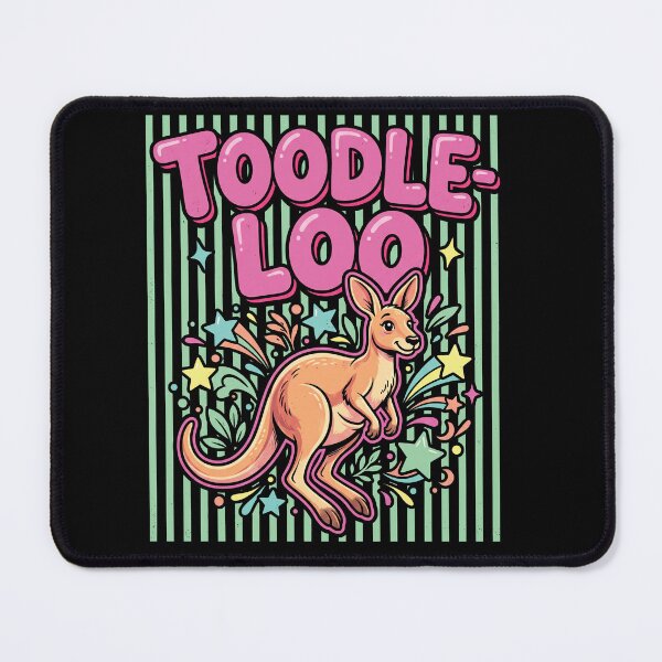 Item preview, Toodle-Loo Kangaroo | Cute Kawaii Kangaroo Pun Design designed and sold by ArcaneArtistry.