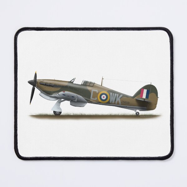Item preview, HAWKER HURRICANE designed and sold by Grubby Fingers Aircraft Illustration.
