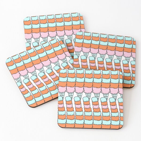 Item preview, Pink Orange Blue Ice Cream designed and sold by Rainbowland123.