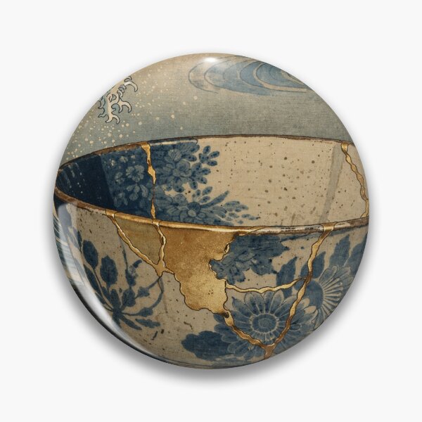 Item preview, Kintsugi Harmony - Vintage Ukiyo-e Japanese Woodblock  designed and sold by bapupa.