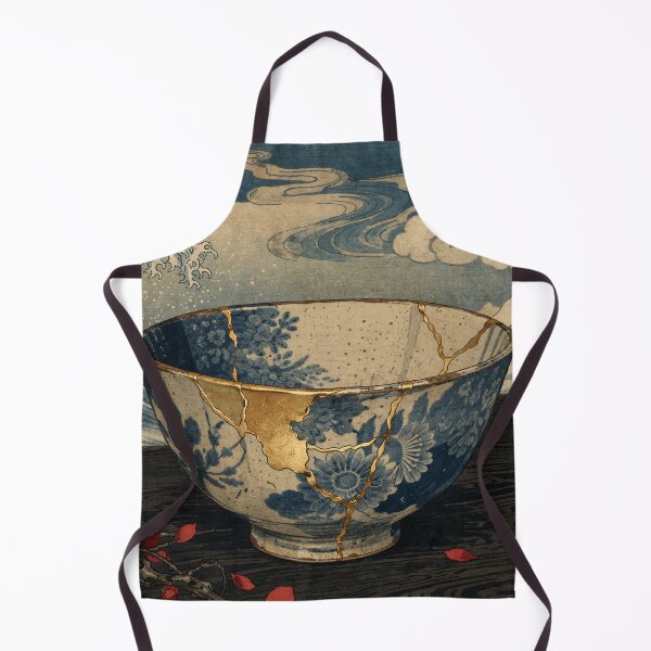 Item preview, Kintsugi Harmony - Vintage Ukiyo-e Japanese Woodblock  designed and sold by bapupa.