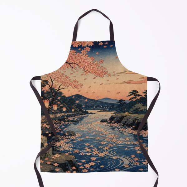 Item preview, Sakura Twilight Stroll - Vintage Ukiyo-e Japanese Woodblock designed and sold by bapupa.