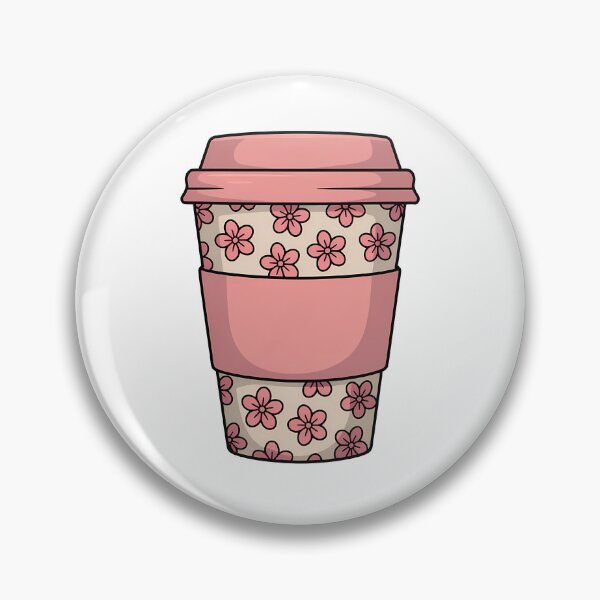 Item preview, Floral Coffee Cup Simple designed and sold by KD Merch.