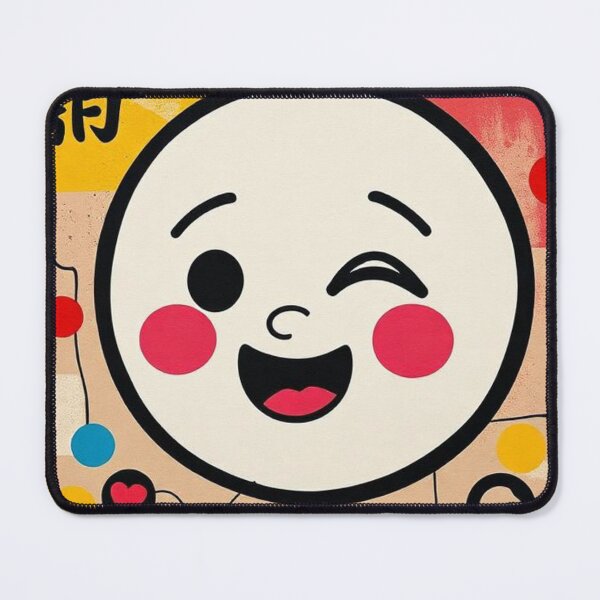 Item preview, Funny Emoji-Type Figure with Asian Writing designed and sold by RAISC.