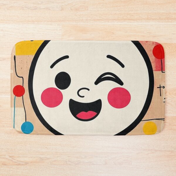 Item preview, Funny Emoji-Type Figure with Asian Writing designed and sold by RAISC.