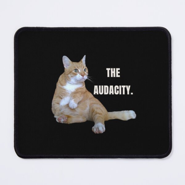 Item preview, The Audacity Cat – Funny Judgy Orange Cat Meme Design designed and sold by MB-CatPrints.