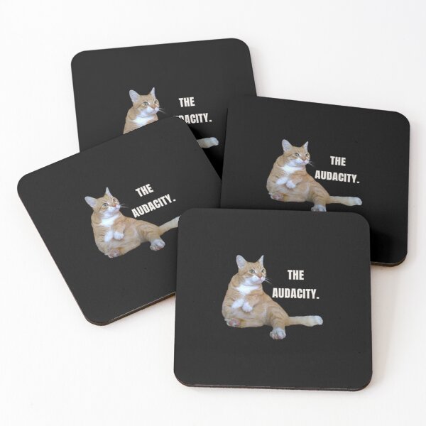 Item preview, The Audacity Cat – Funny Judgy Orange Cat Meme Design designed and sold by MB-CatPrints.