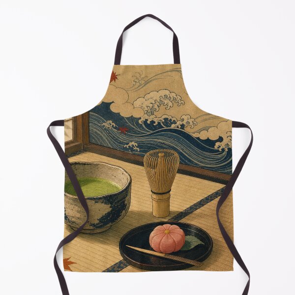 Item preview, Traditional Tea Ceremony - Vintage Ukiyo-e Japanese Woodblock designed and sold by bapupa.