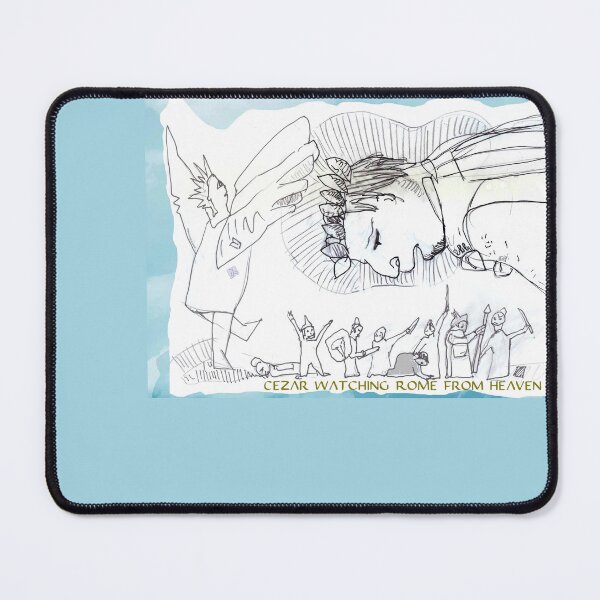 Item preview, Roman Emperor Allegory - Cezar Watching Rome From Heaven (drawing by ACCI) designed and sold by VanyssaGraphics.