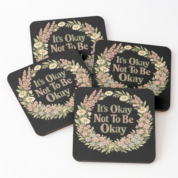 Item preview, It's Okay Not To Be Okay Wildflower Mental Health Awareness Vintage Botanical Shirt designed and sold by irfanshikh.
