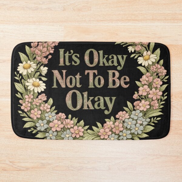 Artikelvorschau, Es ist okay, nicht okay zu sein – Vintage-Shirt mit Wildblumenmotiv zur Sensibilisierung für psychische Gesundheit entworfen und verkauft von irfanshikh.