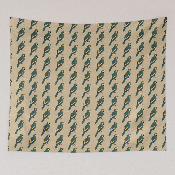 Item preview, Parrots on brown designed and sold by reneesillus.