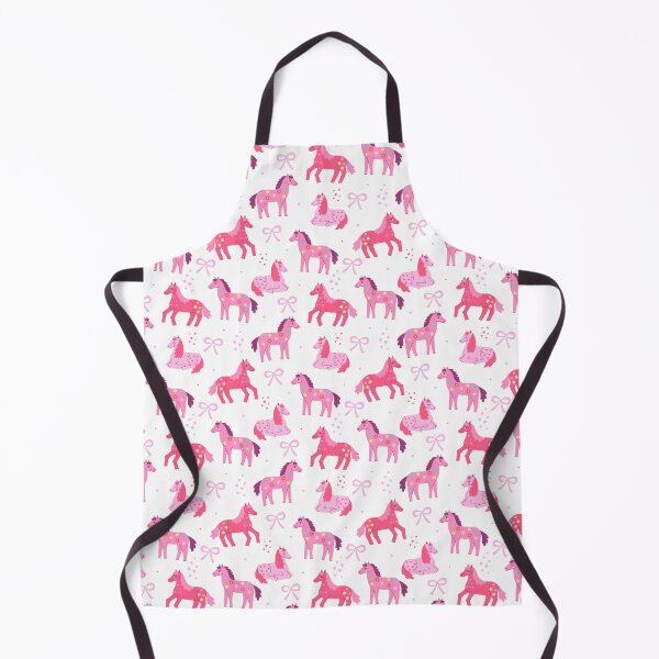 Item preview, cute pink horses, hearts, and bows designed and sold by burbura.