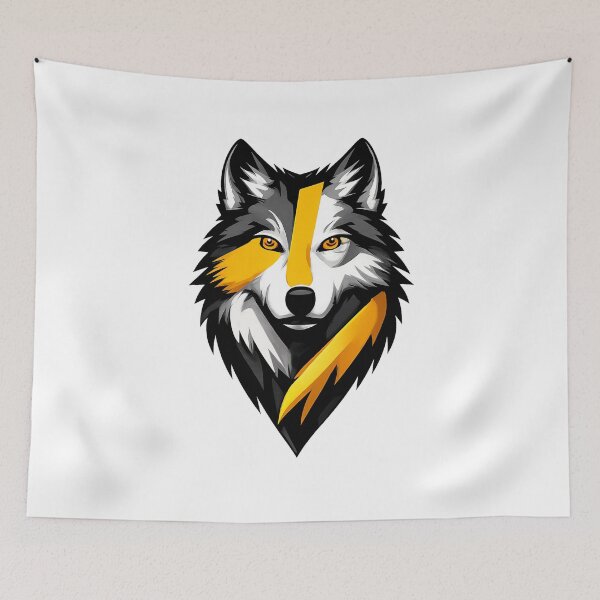 Item preview, Stylized Wolf designed and sold by maniacdesignz11.