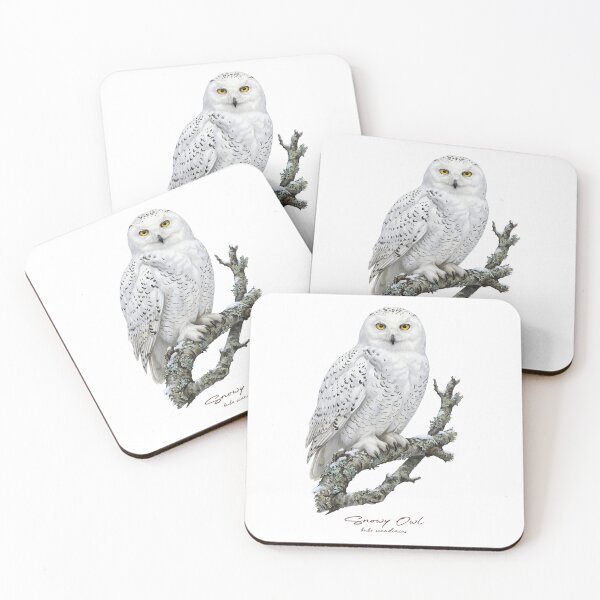 Item preview, Snowy Owl on Snowy Branch designed and sold by Takeda-art.