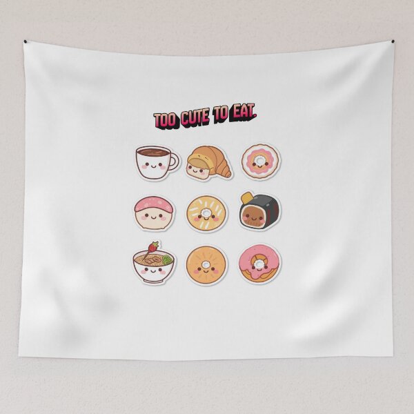 Item preview, Cute Kawaii Food Friends Sticker Pack designed and sold by alvinavery.