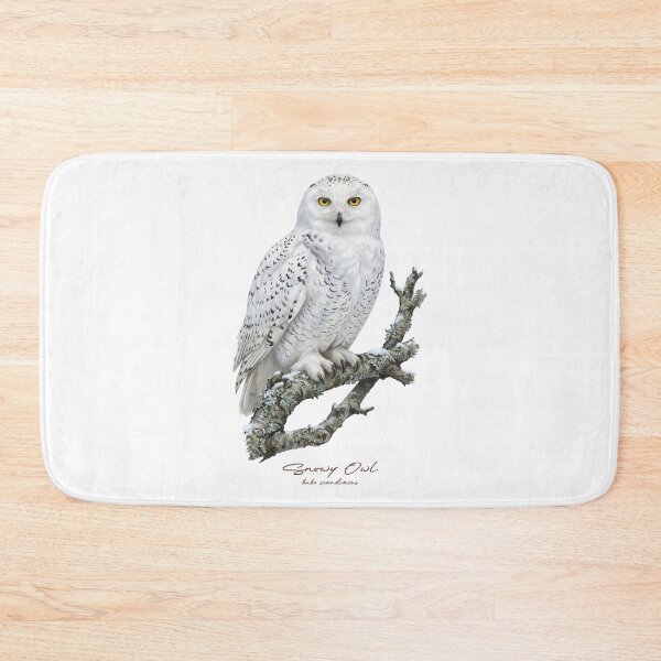 Item preview, Snowy Owl on Snowy Branch designed and sold by Takeda-art.