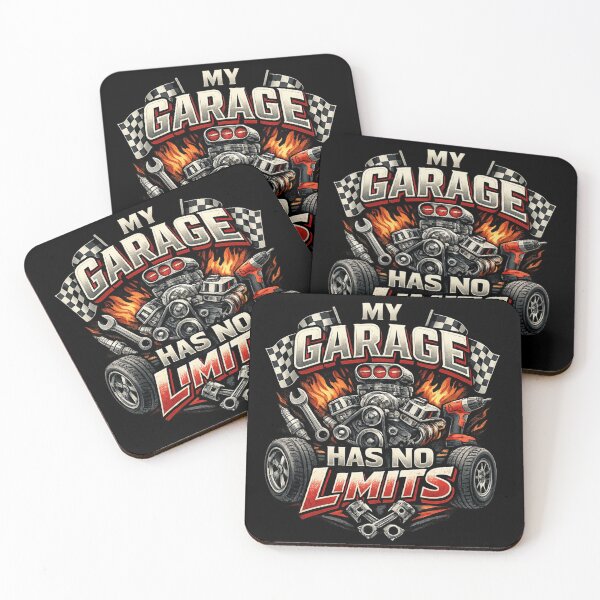 Item preview, My Garage Has No Limits Mechanic Design | Garage Life Racing Engine Art designed and sold by Ladys-Gents.