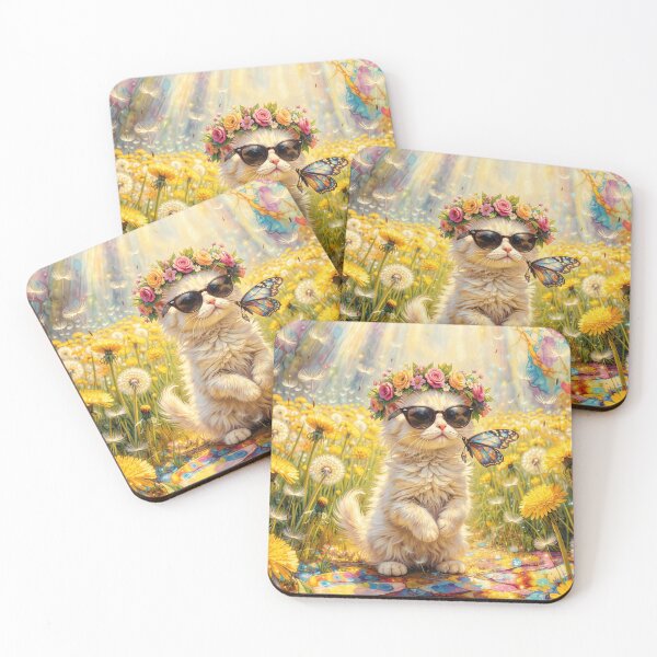Item preview, Magical Kitten in Dandelion Meadow designed and sold by M-Y-A-R-T-.