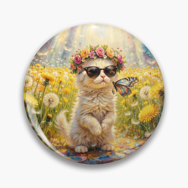 Item preview, Magical Kitten in Dandelion Meadow designed and sold by M-Y-A-R-T-.