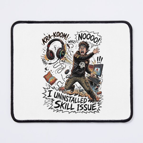 Item preview, I Uninstalled Skill Issue designed and sold by StickVerse by Owais.