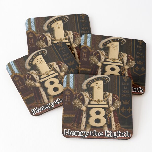 Item preview, King Henry the Eighth - Maths Humour designed and sold by DoingMaths.