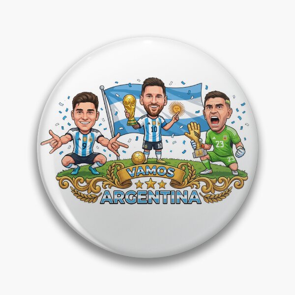 Item preview, Argentina World Champions Messi Cartoon designed and sold by Pulpa-grafica.