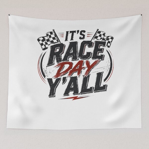 Item preview, Race Day Y'all Shirt, Race Day Tee, Funny Racing Shirt, Cars Fan Shirt, Sports Car Lover designed and sold by THREE LITTLE BEANS.