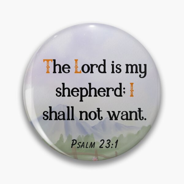 Item preview, Bible Verse: Psalm 23:1 designed and sold by Tinta .co.