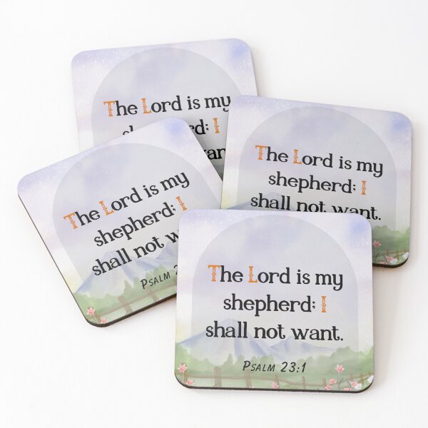 Item preview, Bible Verse: Psalm 23:1 designed and sold by Tinta .co.