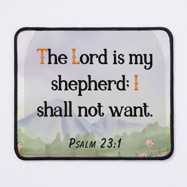Item preview, Bible Verse: Psalm 23:1 designed and sold by Tinta .co.
