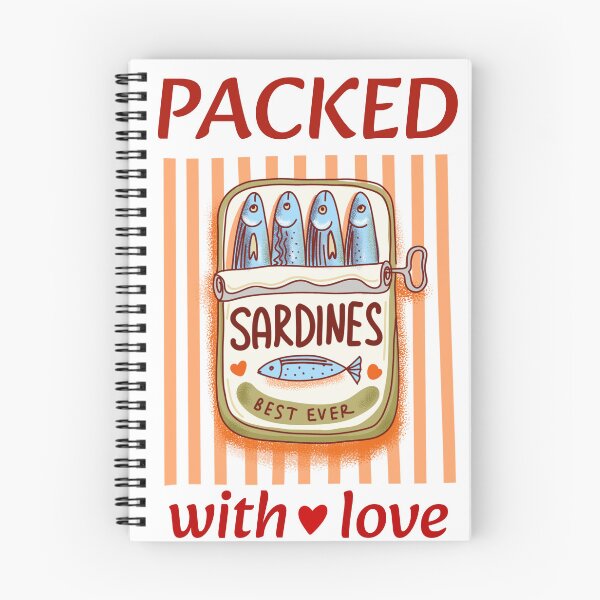 Item preview, Sardines best ever, cute, positive print, circuit, summer mood decoration  designed and sold by NatalkaP.