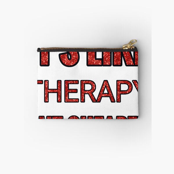Item preview, Listening To Podcasts It'S Like Therapy But Cheaper And Better Red Rhinestone designed and sold by TheIconSmith.