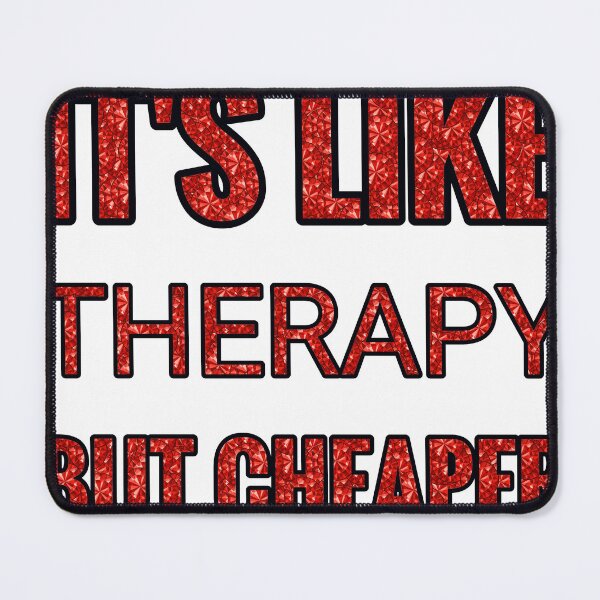 Item preview, Listening To Audiobooks It'S Like Therapy But Cheaper And Better Red Rhinestone designed and sold by TheIconSmith.
