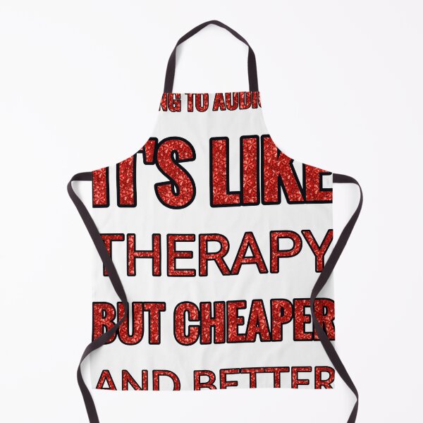 Item preview, Listening To Audiobooks It'S Like Therapy But Cheaper And Better Red Rhinestone designed and sold by TheIconSmith.